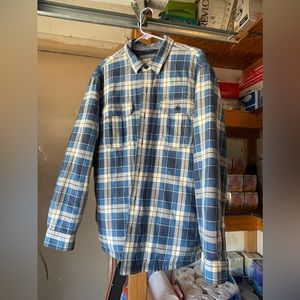 Men's PrimaLoft-Lined Shirt-Jac, Slightly Fitted Plaid